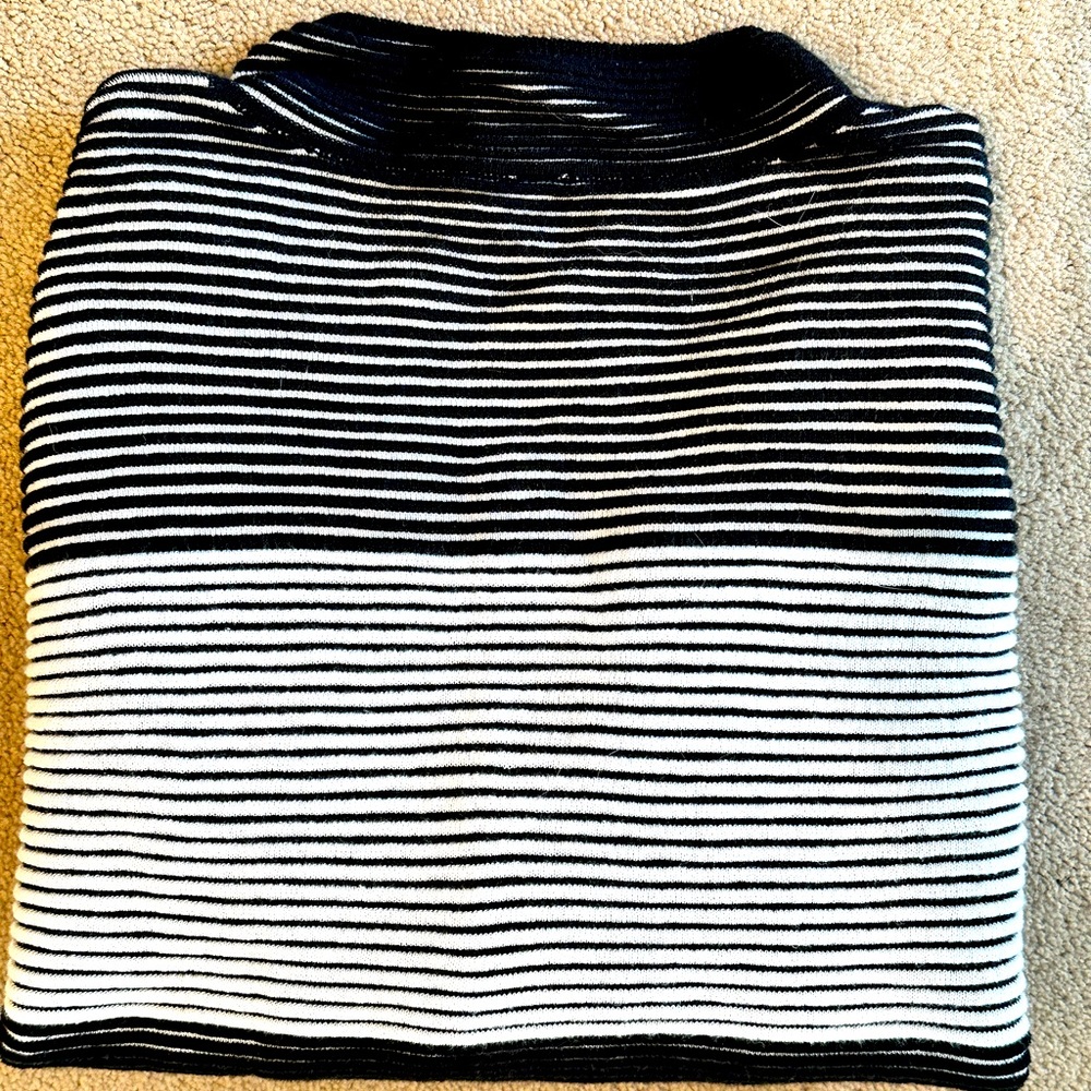 Striped turtleneck pullover, Daily Practice brand from Anthropologie